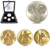 Slovakia Proof Gold/Silver 80th Ann. Slovak National Theater 4-Medal Set