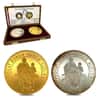 2003 Slovakia 140th Ann. of Matica Slovak Gold/Silver 2-Medal Set
