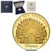2007 Vatican City Pope Benedict XVI 50 Euro Proof Gold Coin