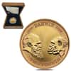 2009 Great Britain 2 Pounds Charles Darwin Proof Gold Coin (w/Box & COA)