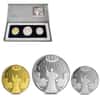 2012 Israel Gold/Silver Daniel in the Den of Lions - Biblical Art 3-Coin Set (w/Box & COA)