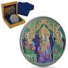 2014 Niue 2 oz God the Father Silver Antiqued Colorized Silver Coin