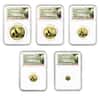 2016 1.83 oz Chinese Gold Panda 5-Coin Set NGC MS 70 First Releases