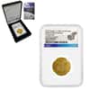 2019 1/2 oz Gold Apollo 11 50th Anni Robbins Medal Restrike NGC PF 70 Matte FDOI (w/Box & COA)