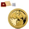 2020 Niue 1/10 oz Proof Gold Mythical Creatures Phoenix Coin (w/Box & COA)