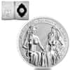 2021 2 oz Austria & Germania The Allegories Silver Coin