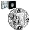 2021 2 oz Silver Filigree Panda Coin Solomon Islands .999 Fine (w/Box & COA)