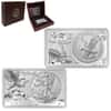 2021 3 oz Silver American Eagle Type 2 Coin & Bar Set - 35th Anniversary (w/Box & COA)