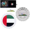 2021 Chad 6 gram World Landmarks - UAE Bottle Cap Proof Silver Coin .999 Fine (w/Box)