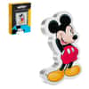 2021 Niue 1 oz Colorized Silver Disney Mickey Mouse Shaped Coin (w/Box & COA)