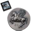 2022 1 oz Silver Pegasos - Numismatic Icons Coin Cook Islands .999 Fine (w/Box & COA)