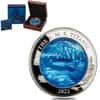 2022 5 oz Silver RMS Titanic Mother Of Pearl Coin Solomon Islands .999 Fine (w/Box & COA)