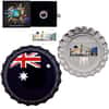 2022 Chad 6 gram World Landmarks - Australia Bottle Cap Proof Silver Coin .999 Fine (w/Box)
