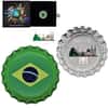 2022 Chad 6 gram World Landmarks - Brazil Bottle Cap Proof Silver Coin .999 Fine (w/Box)