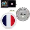 2022 Chad 6 gram World Landmarks - France Bottle Cap Proof Silver Coin .999 Fine (w/Box)
