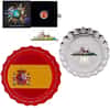 2022 Chad 6 gram World Landmarks - Spain Bottle Cap Proof Silver Coin .999 Fine (w/Box)