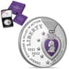 2022-W Purple Heart Colorized Silver Dollar $1 (w/Box & COA)