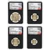 2023 1.85 oz Gold Eagle 4-Coin Set NGC MS 70 FD (Cabral Sign)