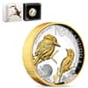 2023 2 oz Silver Australian Kookaburra High Relief Gilded Coin Perth Mint