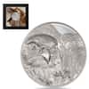 2023 Mongolia 1 oz Proof Silver Wild Mongolian Falcon Coin .999 Fine