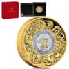 2024 2 oz Double Dragon Mother of Pearl Gold Coin Perth Mint