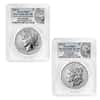 2024-S Morgan and Peace Silver Dollar Reverse Proof 2-Coin Set PCGS PF 69 FS (Morgan/Peace)