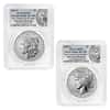 2024-S Morgan and Peace Silver Dollar Reverse Proof 2-Coin Set PCGS PF 70 AR (Morgan/Peace)