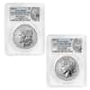 2024-S Morgan and Peace Silver Dollar Reverse Proof 2-Coin Set PCGS PF 70 FS (Morgan/Peace)