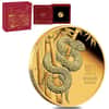 2025 1/10 oz Proof Gold Lunar Snake Coin Australian Perth Mint