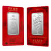 2025 1 oz PAMP Suisse Lunar White Snake Silver Bar (in Assay)