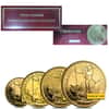 1.85 oz Gold Britannia 4-Coin Proof Set (Random Year, w/Box & COA)