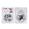 2017 1 oz Silver JFK Solomon Islands PCGS MS 69 First Strike (US Flag JFK Label)