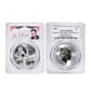 2017 1 oz Silver JFK Solomon Islands PCGS MS 70 First Strike (US Flag JFK Label)
