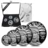 2007-W Platinum 1.85 oz Proof American Eagle 4-coin set (W/Box & COA)