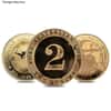 2 oz Gold Coin Random Mint .999+ Fine (Scruffy)