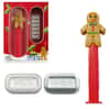 30 gram PAMP Suisse Gingerbread Man PEZ Dispenser & Silver Wafers (w/Box & COA)