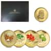2010 Canada Maple Leaf 48 gram 14 Karat Gold Proof 4-Coin Set (w/Box & COA)