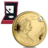 2012 Canada 0.71 oz $300 Queen's Diamond Jubilee Proof Gold Coin .99999 Fine (w/Diamond, Box & COA) 