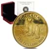 2013 1.125 oz $350 Canadian Iconic Polar Bear Proof Gold Coin .99999 Fine (w/Box & COA)