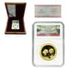 2014 1 oz China Smithsonian Proof Gold Panda Medal NGC PF 70 UCAM (w/Box & COA)