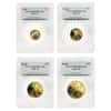 1996 W 1.85 oz Proof Gold American Eagle 4-coin Set PCGS PF 69 DCAM