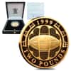 1999 Great Britain 2 Pound Rugby World Cup Proof Gold Coin AGW .4707 oz (w/Box & COA)