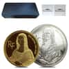 2003 France Gold 20 Euro & Silver 1.5 Euro Mona Lisa Proof 2-Coin Set (w/Box & COA)