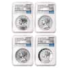2017 American Liberty 225th Anniversary Silver 4-Medal Set NGC MS/SP/PF 70 ER