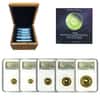 2014 1.9 oz Proof Gold Australian Kangaroo 25th Anniversary 5-Coin Set NGC PF 70 UCAM First Releases (w/Box & COA)