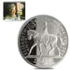2002 Great Britain 5 Pound Golden Jubilee Proof Silver Coin ASW .925 oz (w/Box & COA)