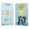 1 Gram PAMP Suisse Maradona Gold Bar .9999 Fine (in Assay)