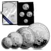 2005-W Platinum 1.85 oz Proof American Eagle 4-coin set (W/Box & COA)