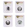 2014 50th Anniversary Kennedy Half-Dollar Silver 4-Coin Set PCGS MS/PF 70