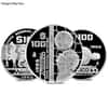 Mexico 100 Pesos 1986 FIFA World Cup Proof Silver Coin (Random Design/Year)